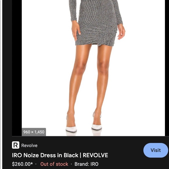 NWT IRO Noize Dress - Picture 2 of 8